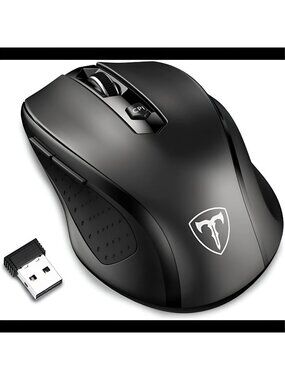 Wireless Mouse for Laptop,WEEMSBOX 2.4G Computer Mouse Ergonomic Mouse